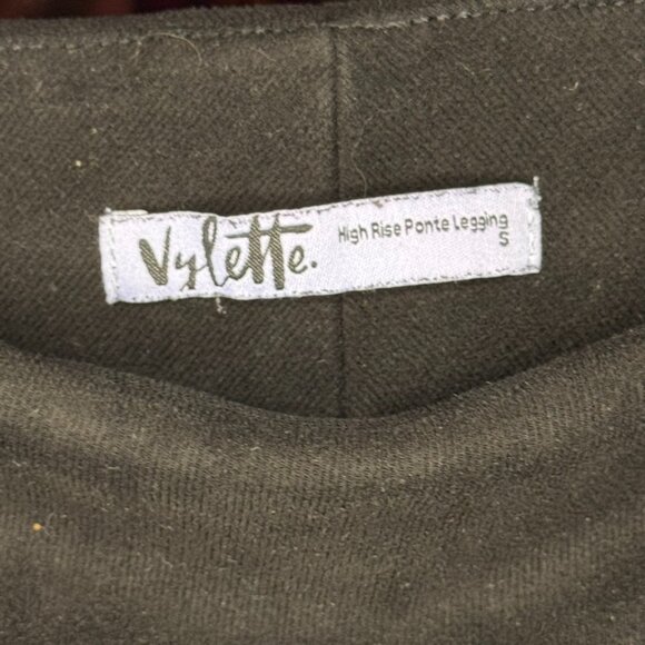 High-Rise Thick Suede-Like Black Jegging - Picture 4 of 4